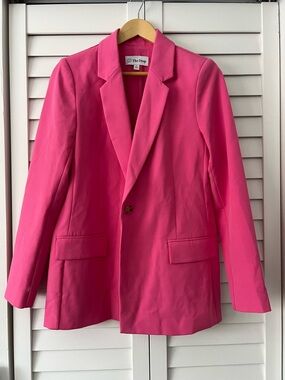 Women's Hot Pink Blazer Jacket